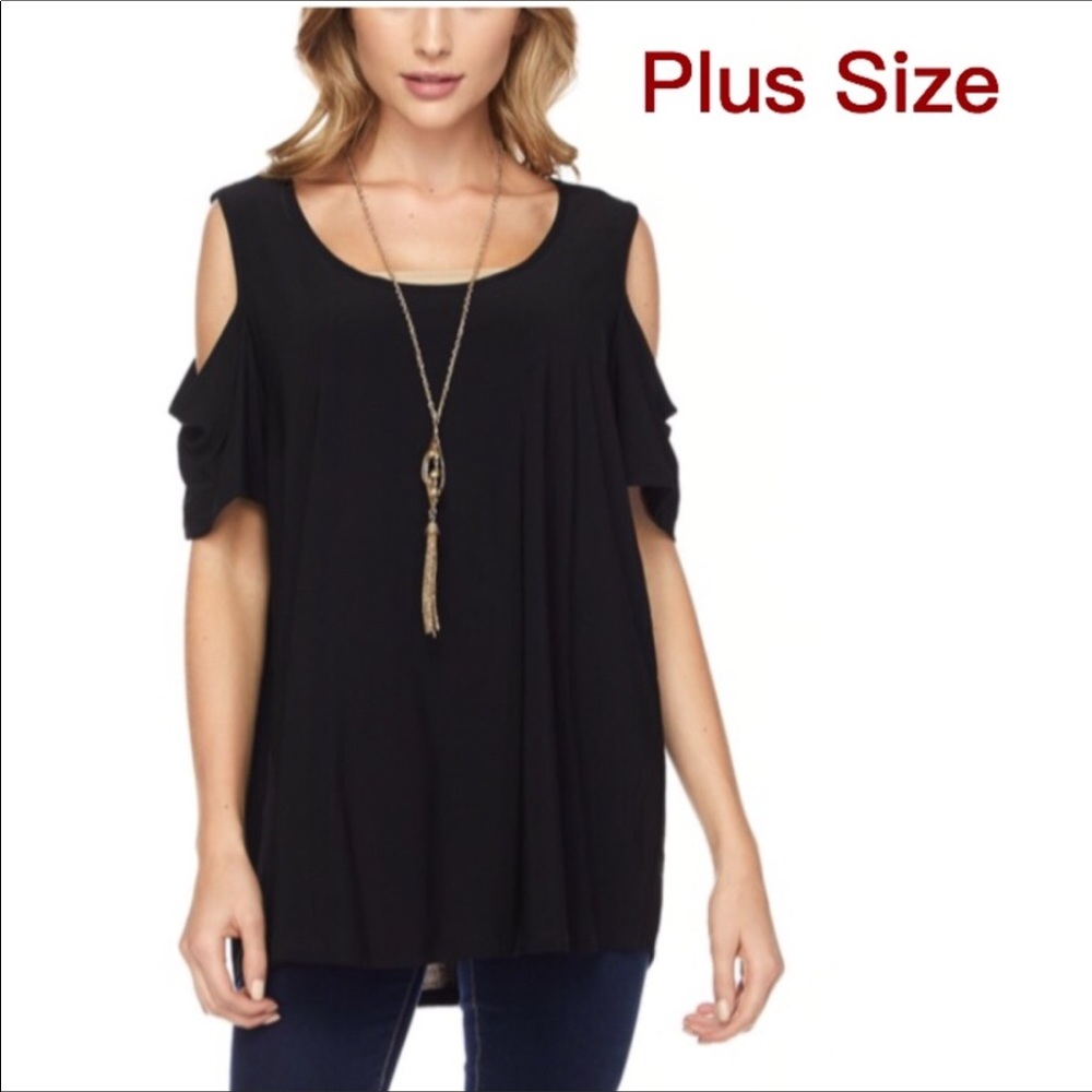 Plus Size Black Tunic. NWT
